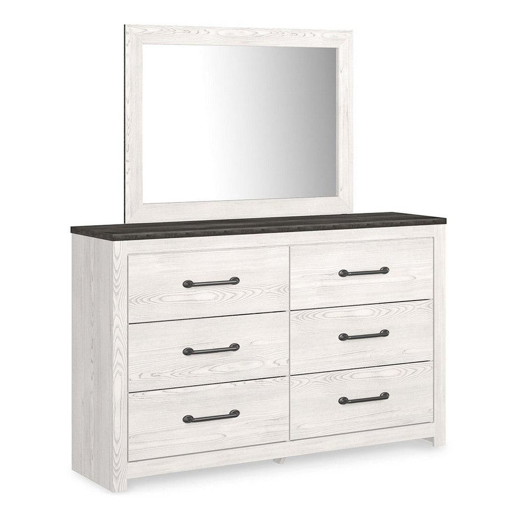 Gerridan Queen Panel Bed with Dresser and Mirror, Chest and 2 Nightstands Ash-B1190B13