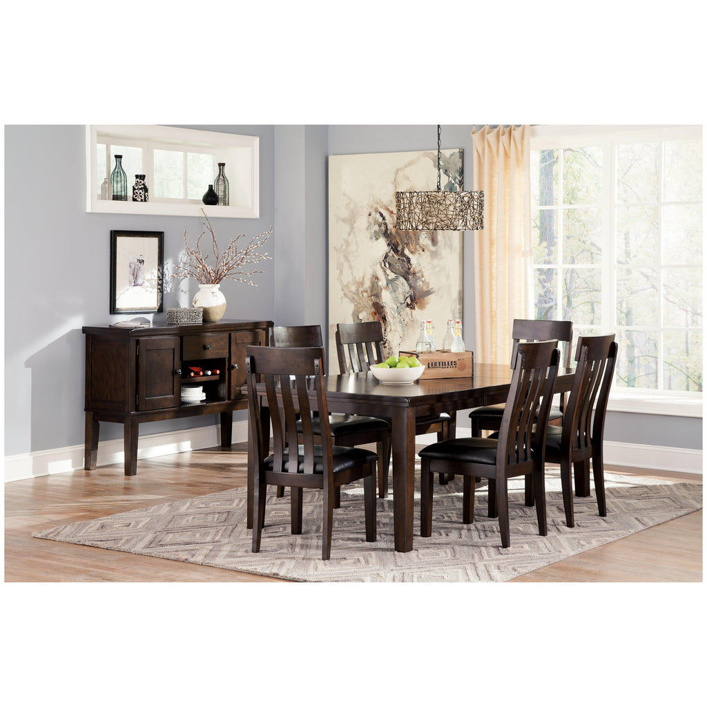 Haddigan Dining Table and 6 Chairs Ash-D596D3