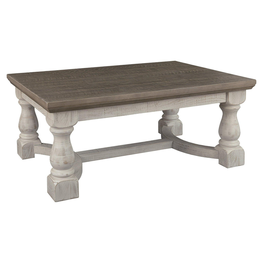 Havalance Coffee Table and 2 End Tables Ash-T814T1