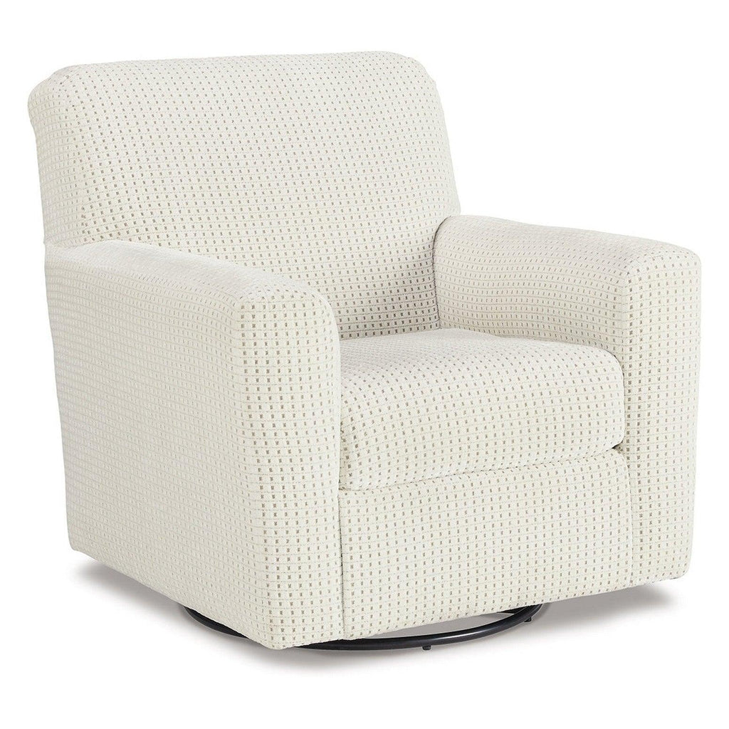 Herstow Swivel Glider Accent Chair Ash-A3000365