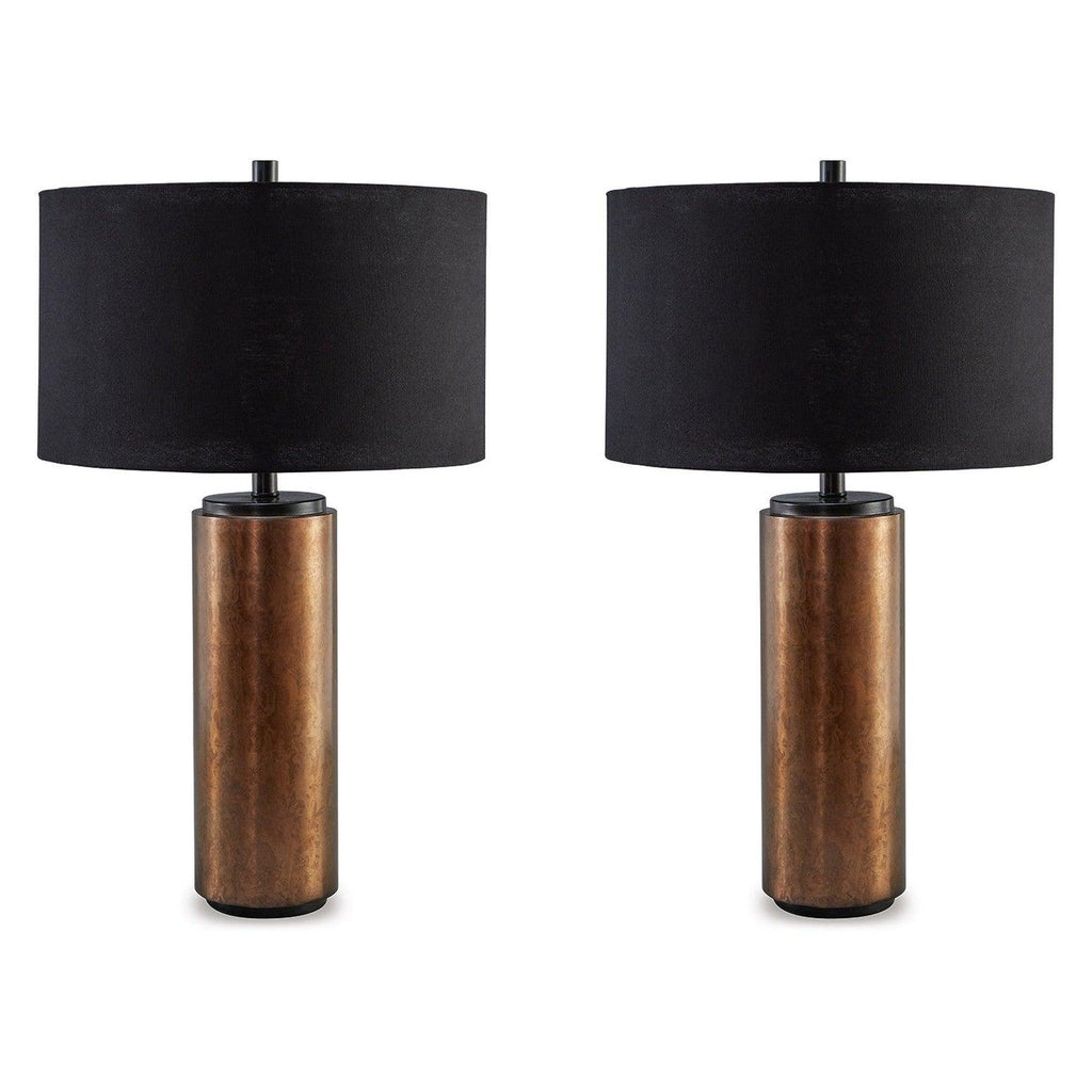Hildry Table Lamp (Set of 2) Ash-L208304X2