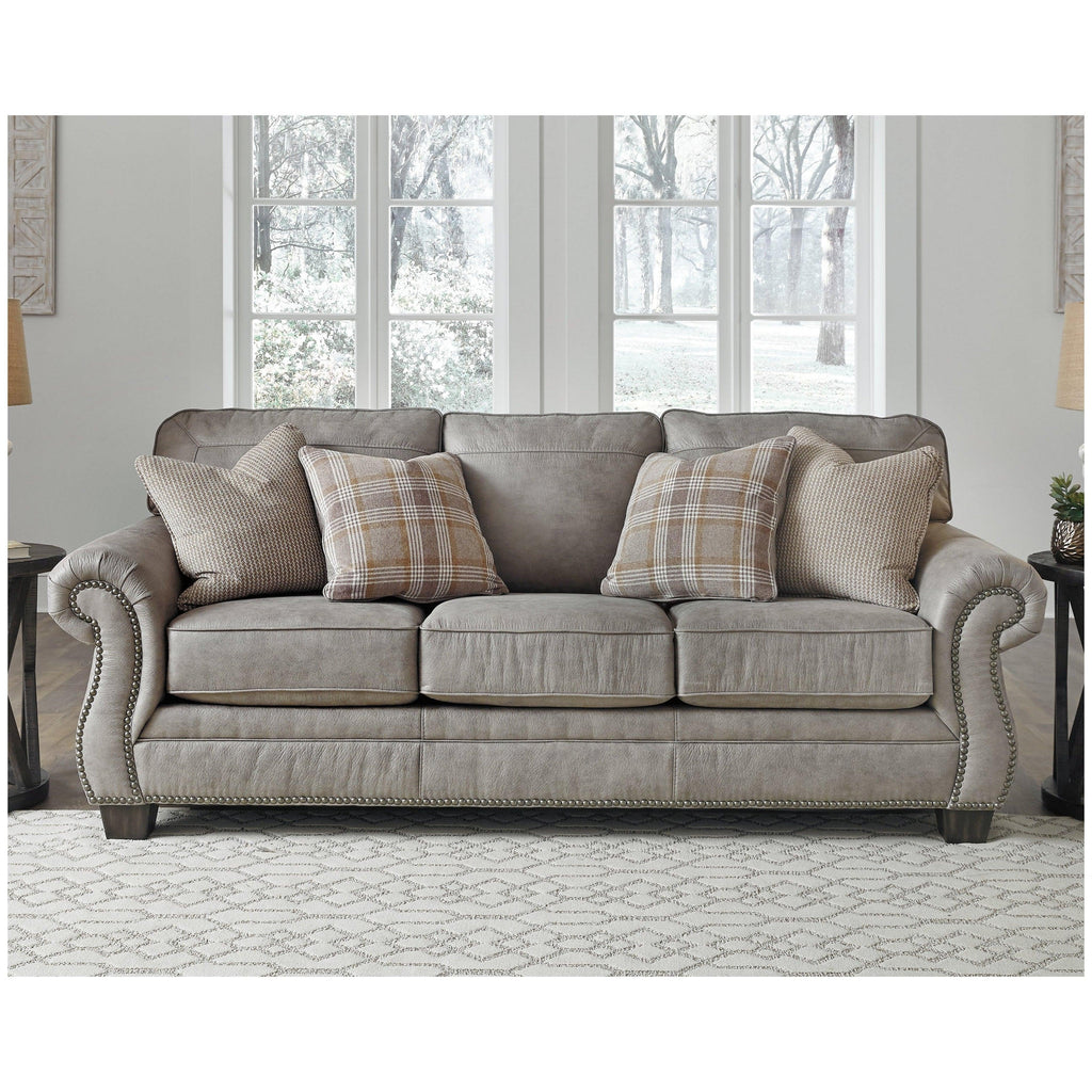 Olsberg Sofa and Loveseat with Chair and Ottoman Ash-48701U3