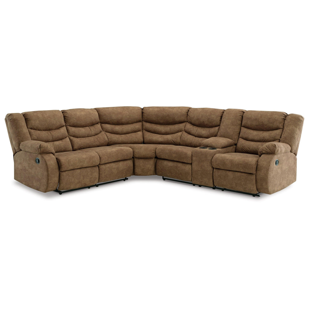 Partymate 2-Piece Reclining Sectional Ash-36902S1