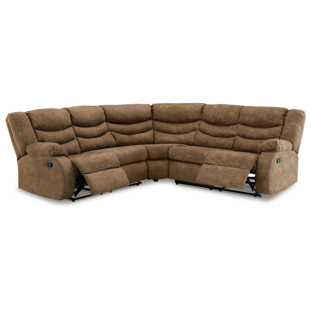 Partymate 2-Piece Reclining Sectional Ash-36902S2