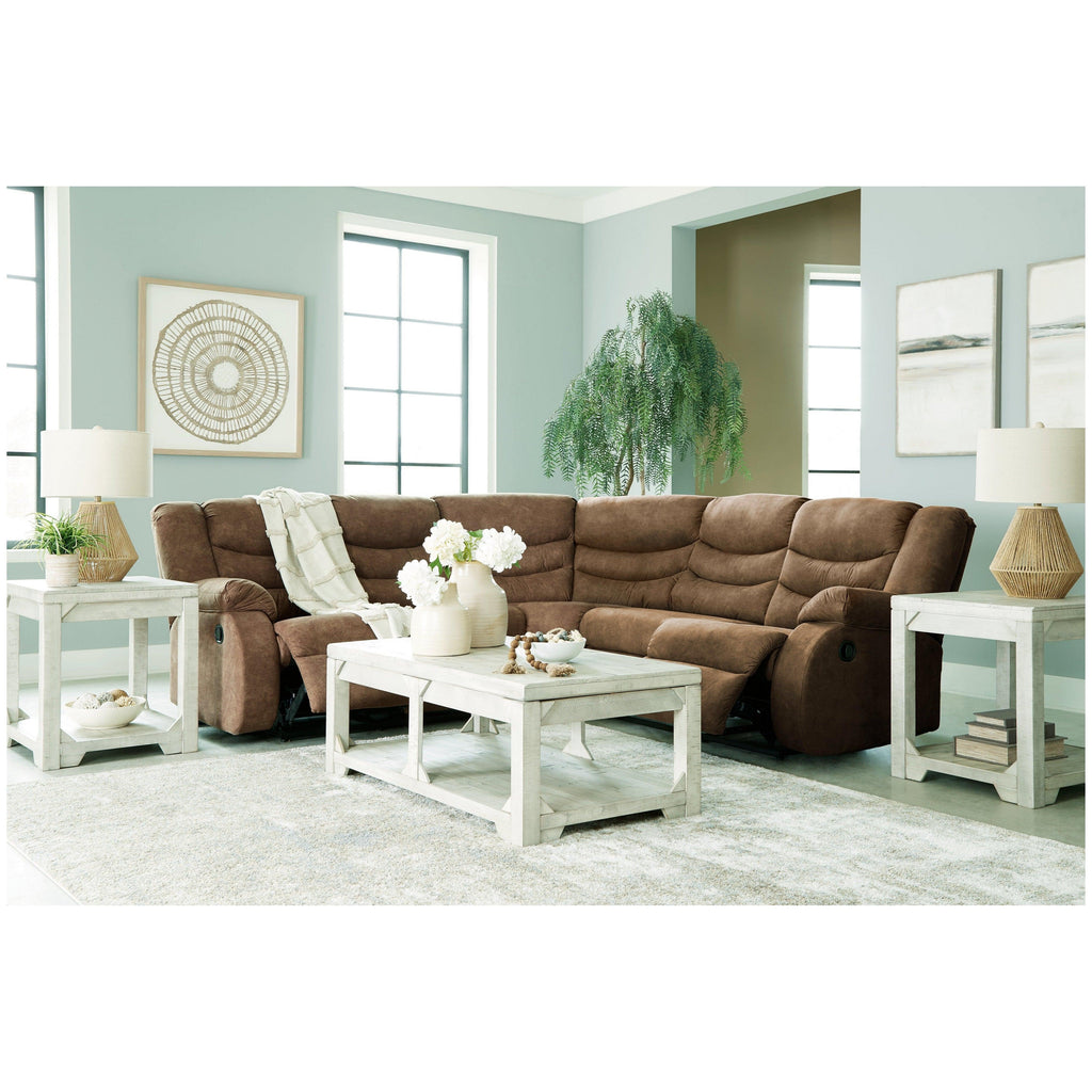 Partymate 2-Piece Reclining Sectional Ash-36902S2