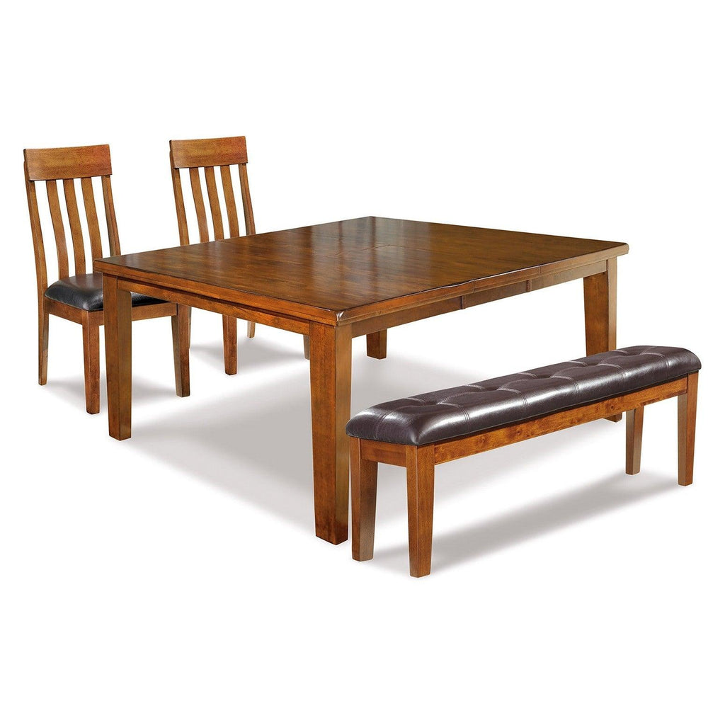Ralene Dining Table and 2 Chairs and Bench Ash-D594D8