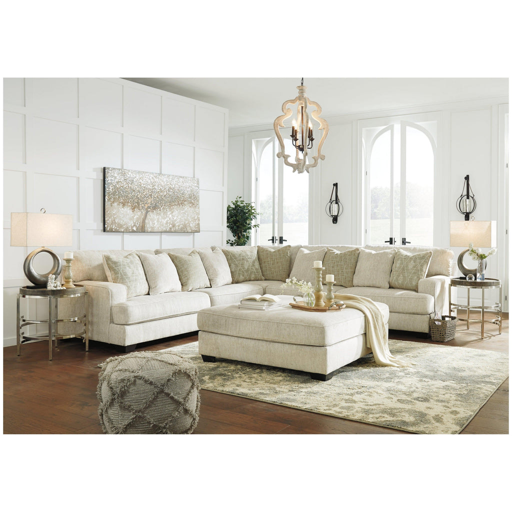 Rawcliffe 3-Piece Sectional with Ottoman Ash-19604U2