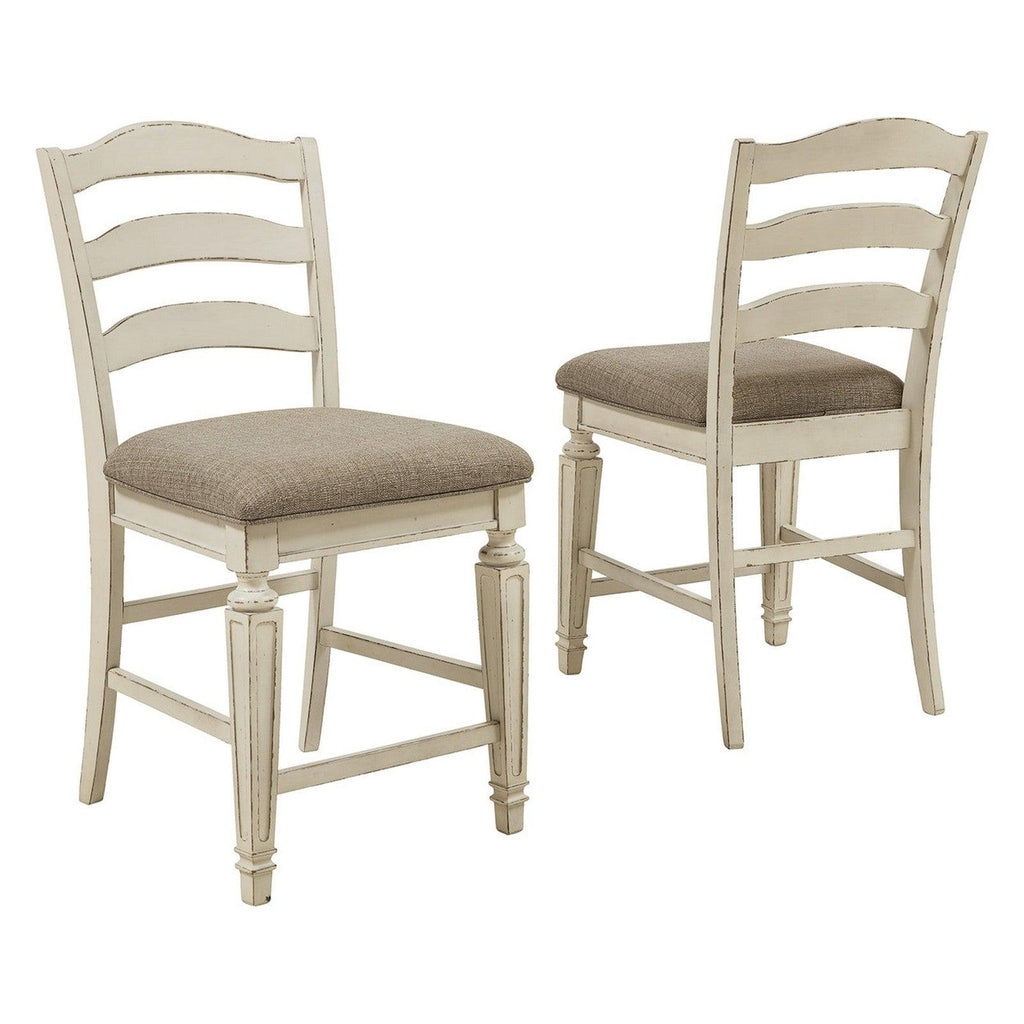 Realyn Counter Height Bar Stool (Set of 2) Ash-D743-124X2