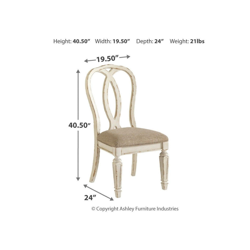 Realyn Dining Chair (Set of 2) Ash-D743-02X2
