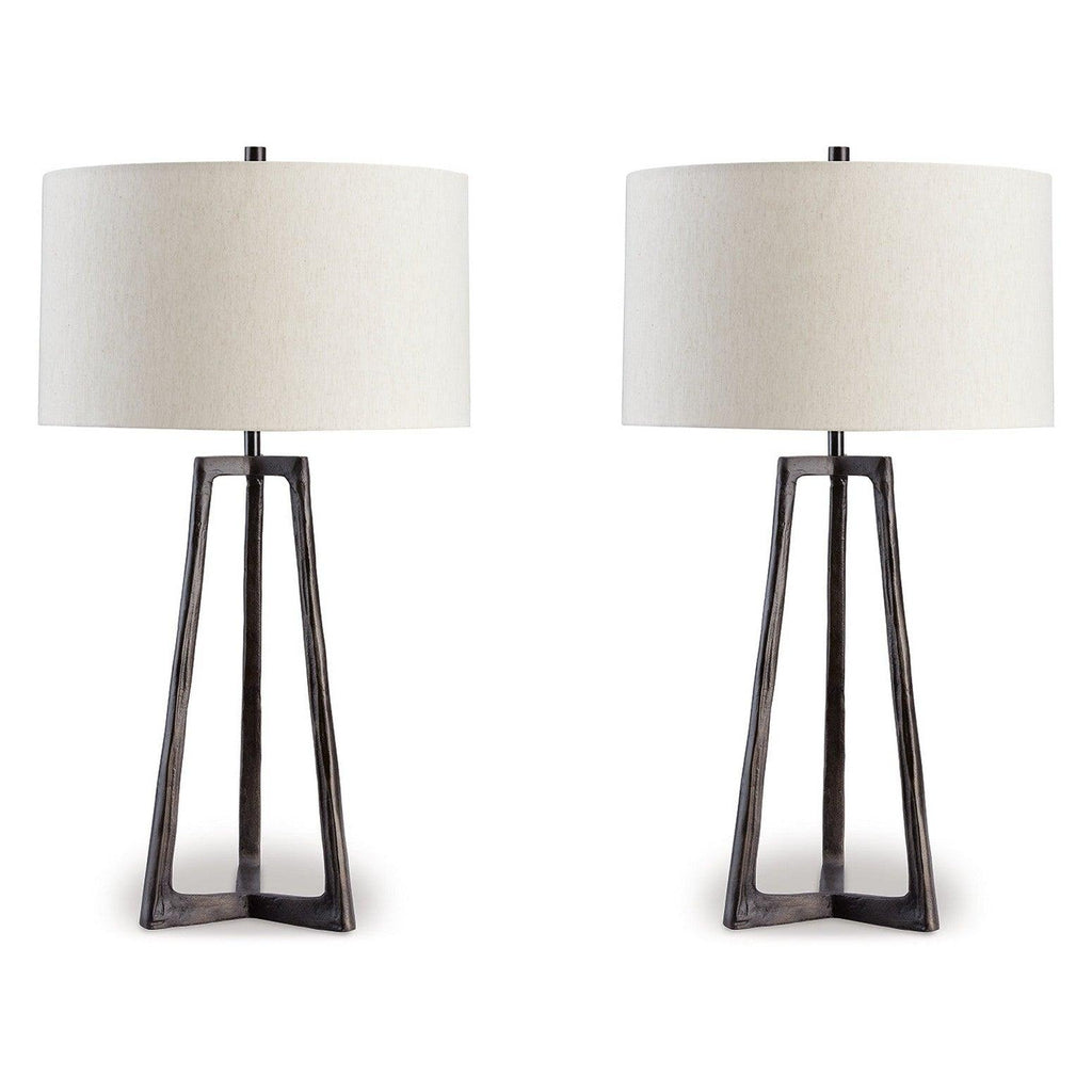 Ryandale Table Lamp (Set of 2) Ash-L208344X2