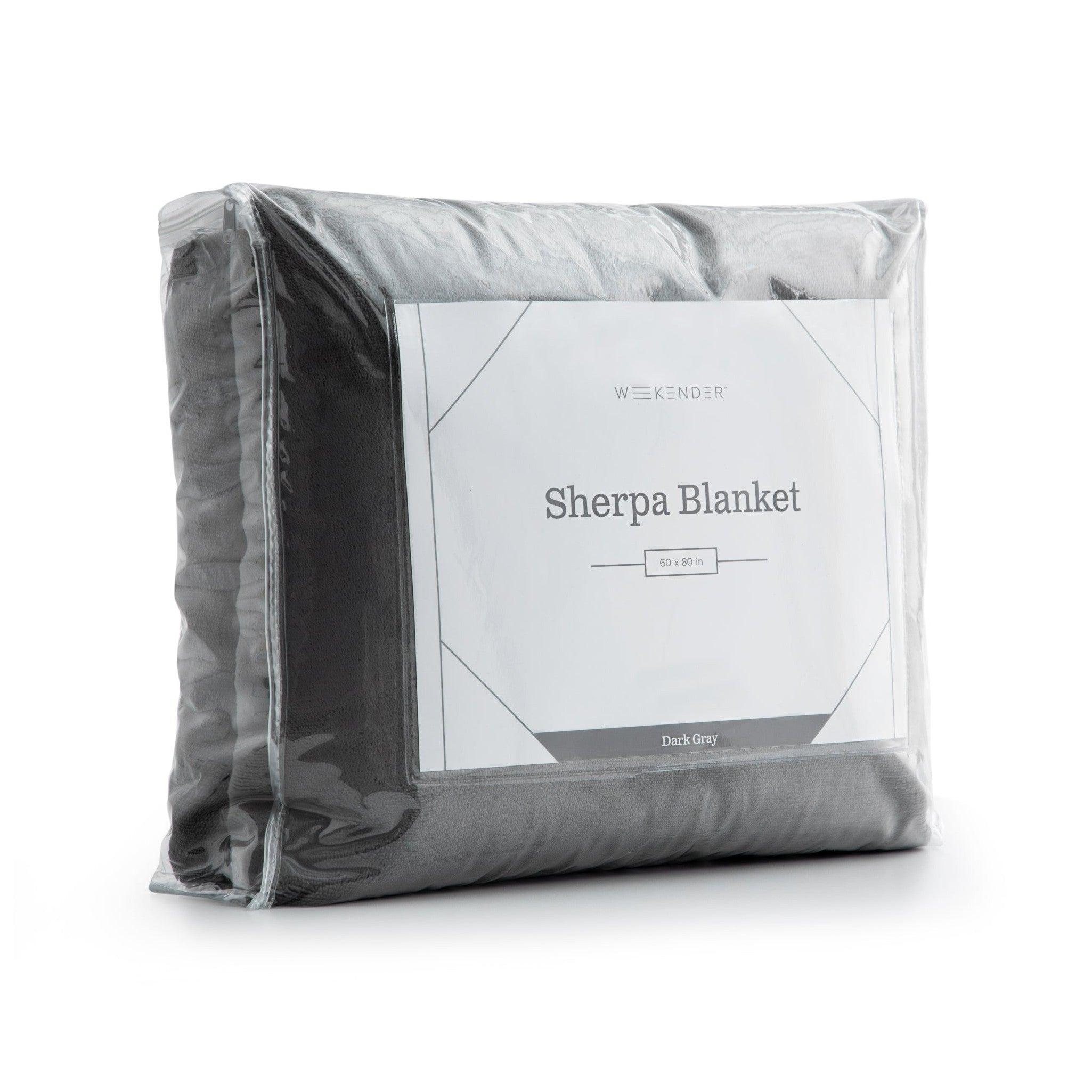 Dark Grey - Sherpa Blanket