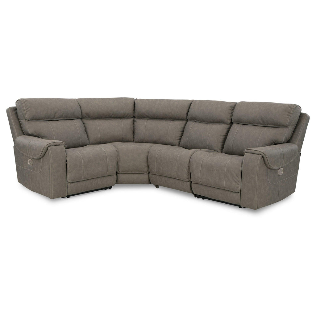 Starbot 4-Piece Power Reclining Sectional Ash-23501S6
