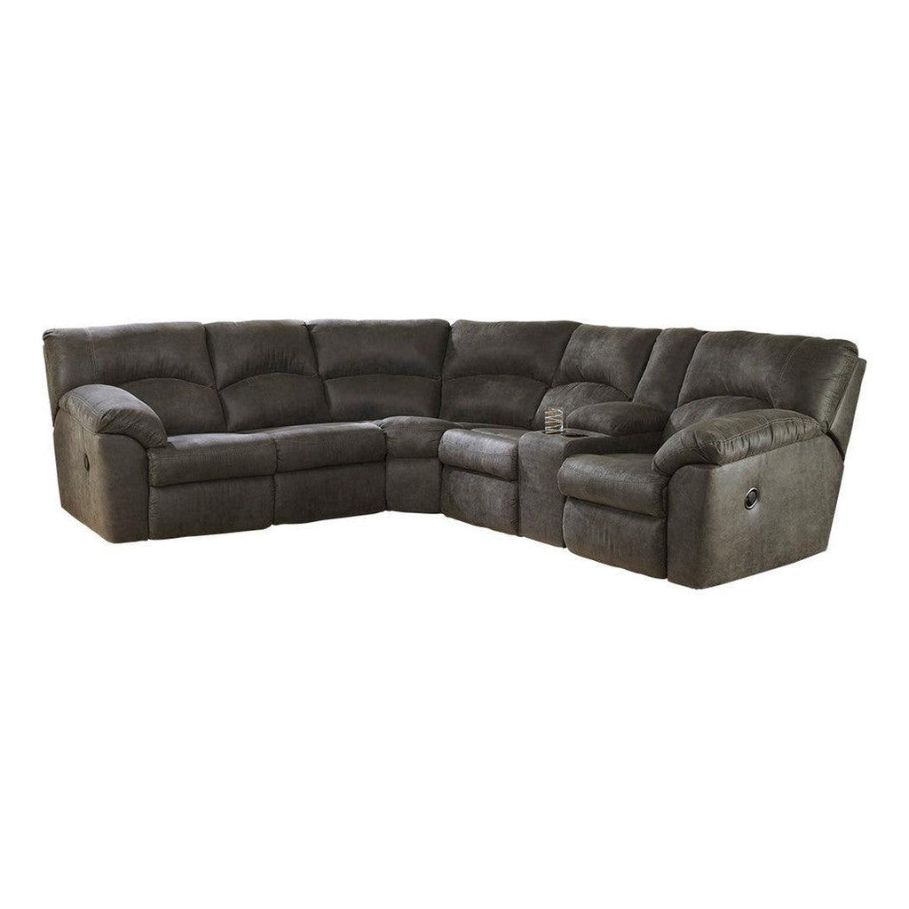 Tambo 2-Piece Sectional with Recliner Ash-27801U1