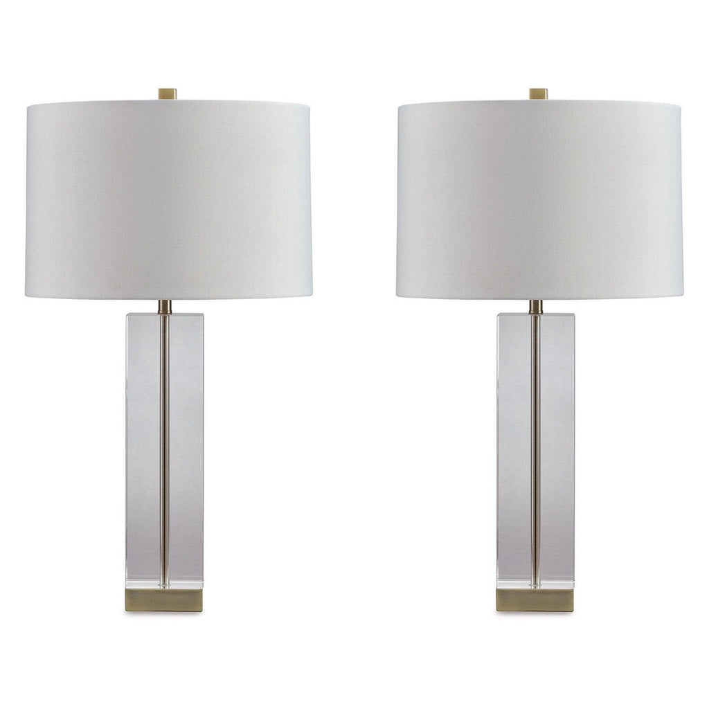 Teelsen Table Lamp (Set of 2) Ash-L428184X2