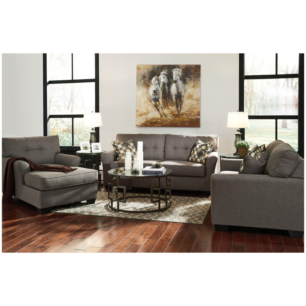 Tibbee Sofa and Loveseat with Chaise Ash-99101U3
