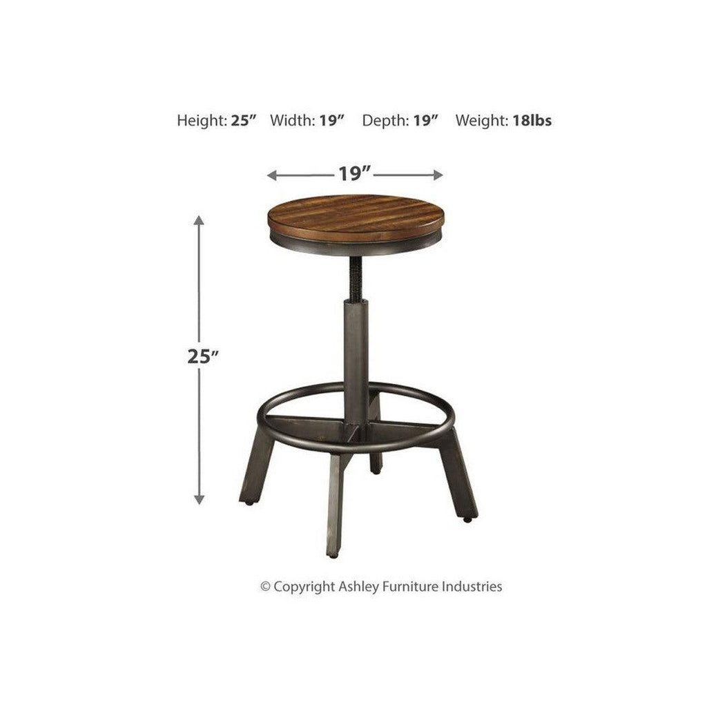 Torjin Counter Height Dining Table and 2 Barstools Ash-D440D1