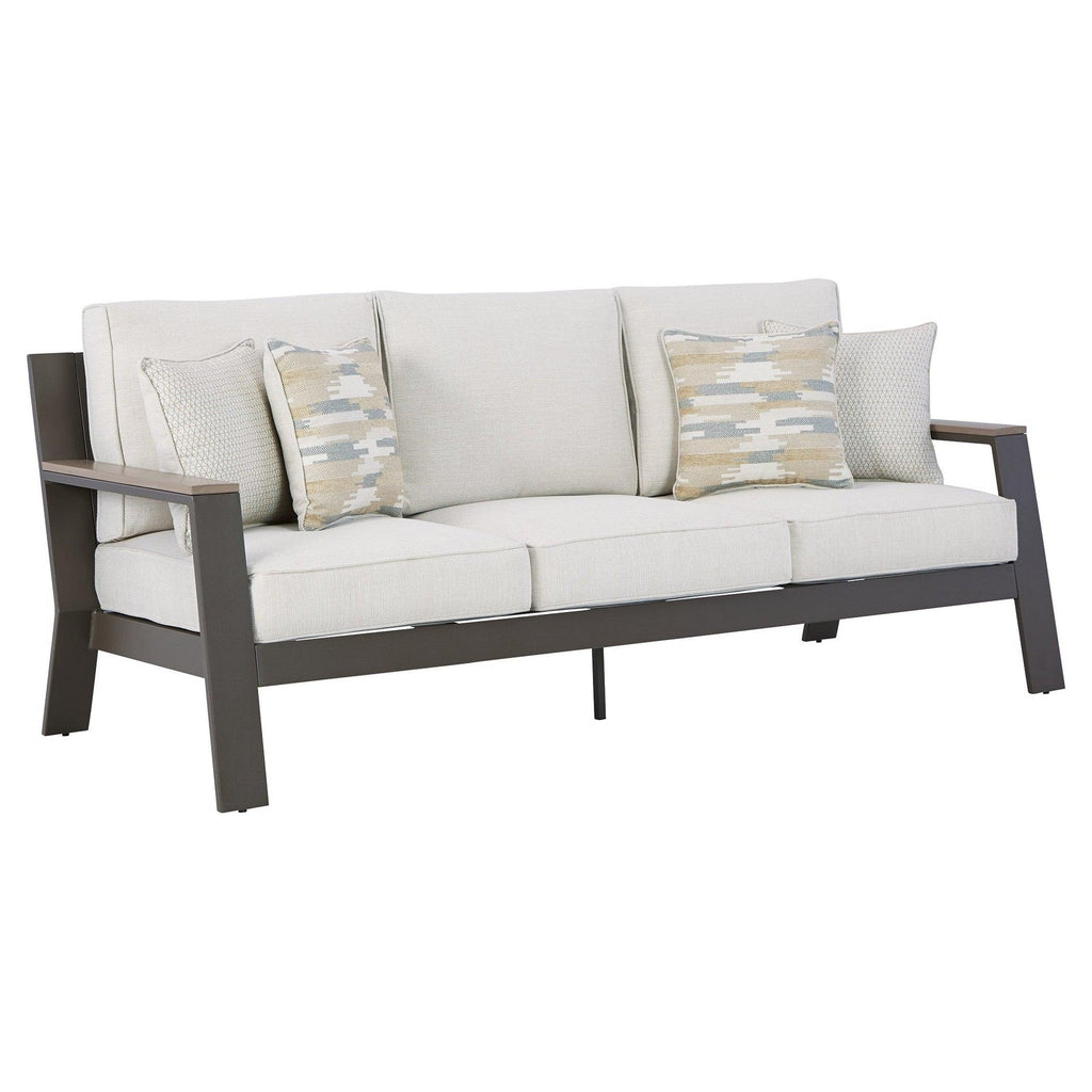 Tropicava Outdoor Sofa, 2 Lounge Chairs and Coffee Table Ash-P514P2
