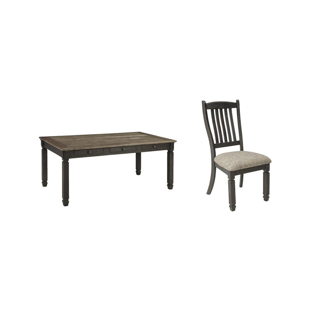 Tyler Creek Dining Table and 6 Chairs Ash-D736D4