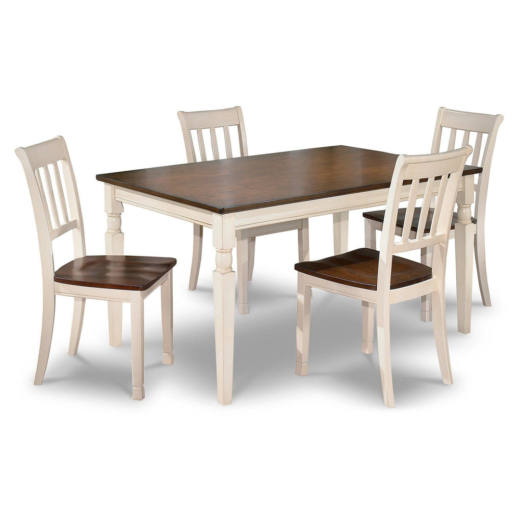 Whitesburg Dining Table and 4 Chairs Ash-D583D6