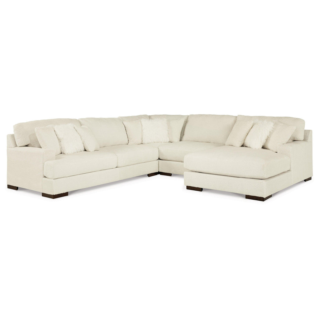 Zada 4-Piece Sectional with Chaise Ash-52204S7