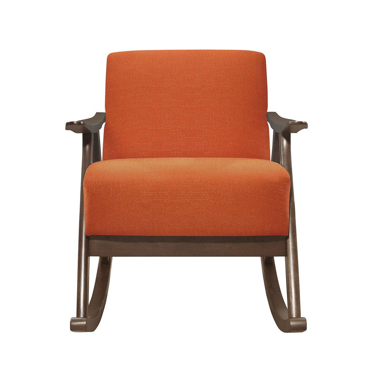Coolmore - Mecedora cómoda para salón, color naranja — Brother's Outlet