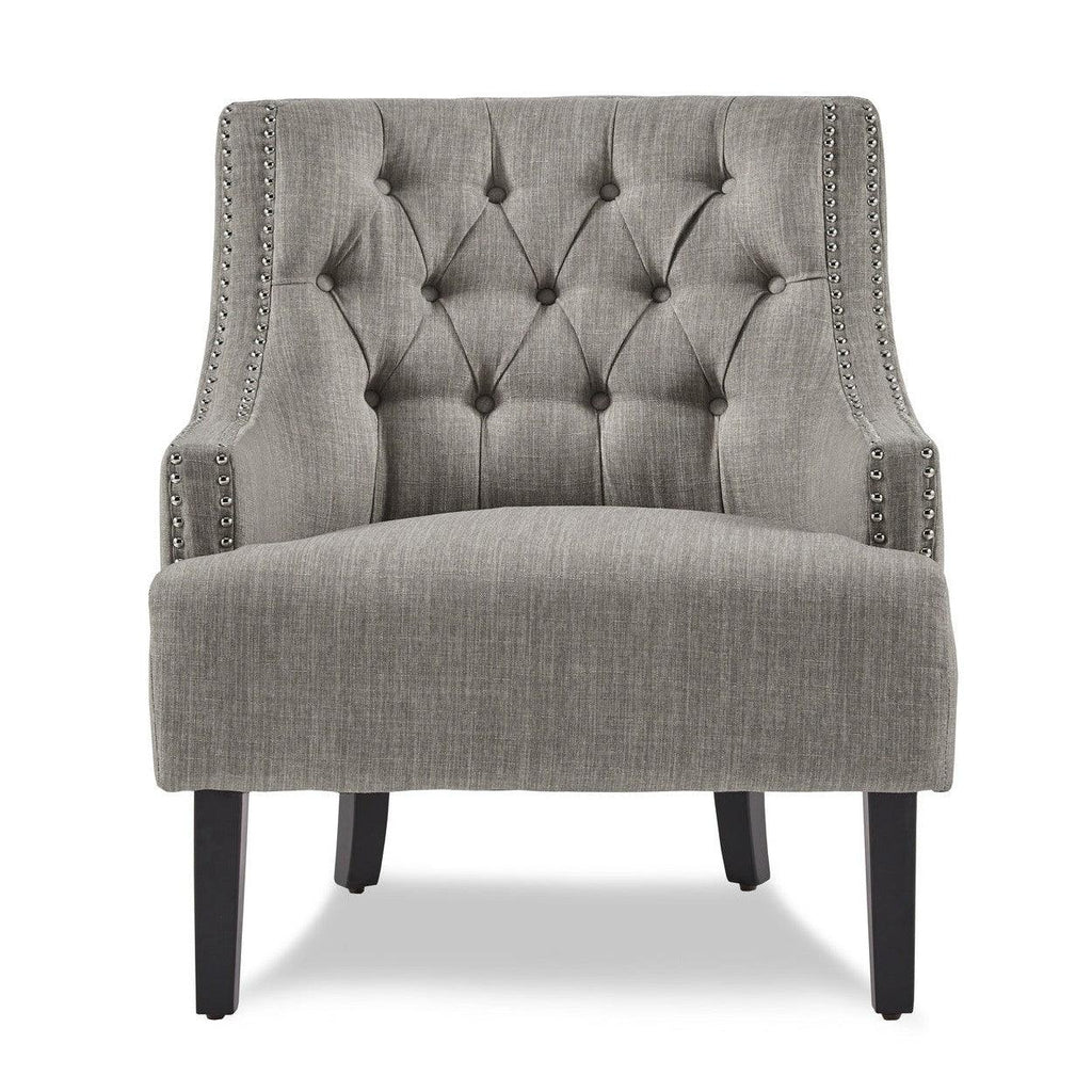 ACCENT CHAIR, TAUPE 100% POLYESTER 1194TP