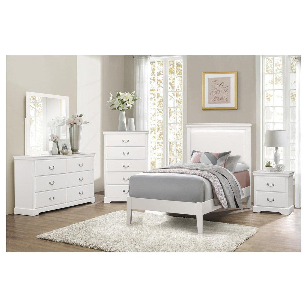 (2) Twin Bed 1519WHT-1*
