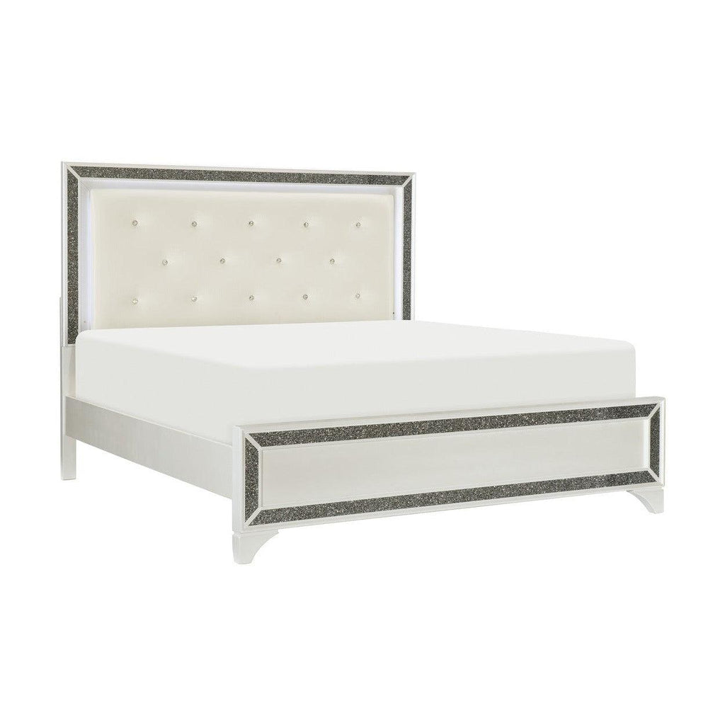 (3) QUEEN BED, LED, WHITE P/U 1572W-1*