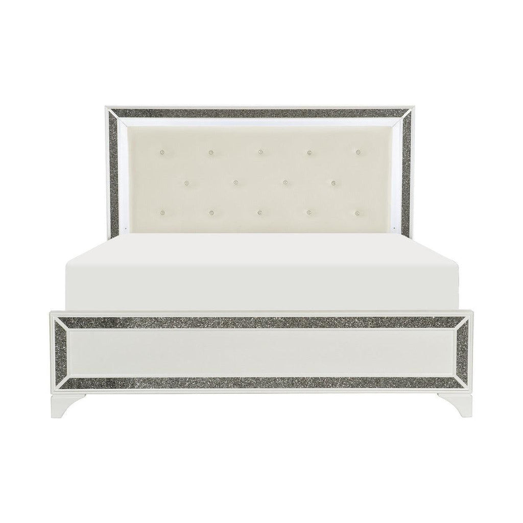 (3) QUEEN BED, LED, WHITE P/U 1572W-1*
