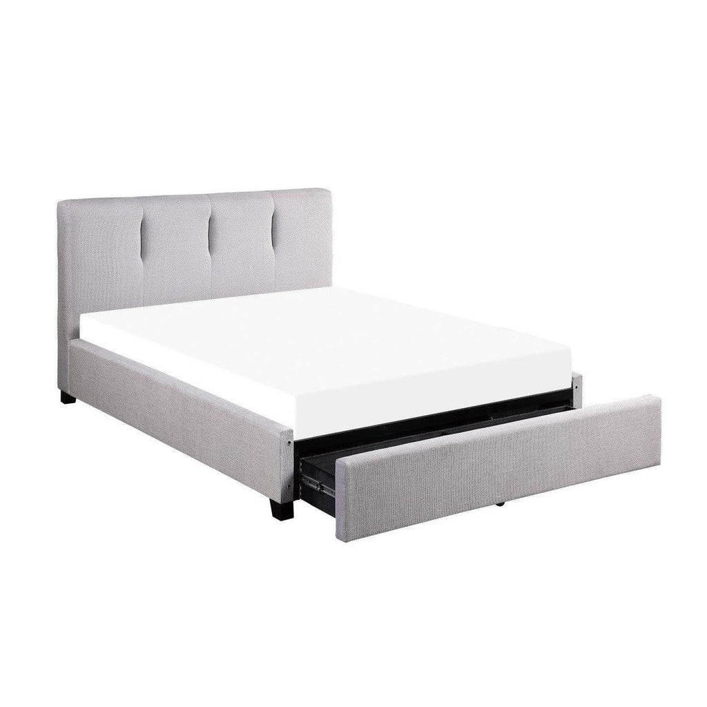 (4) Full Platform Bed with Storage Drawer 1632F-1DW*