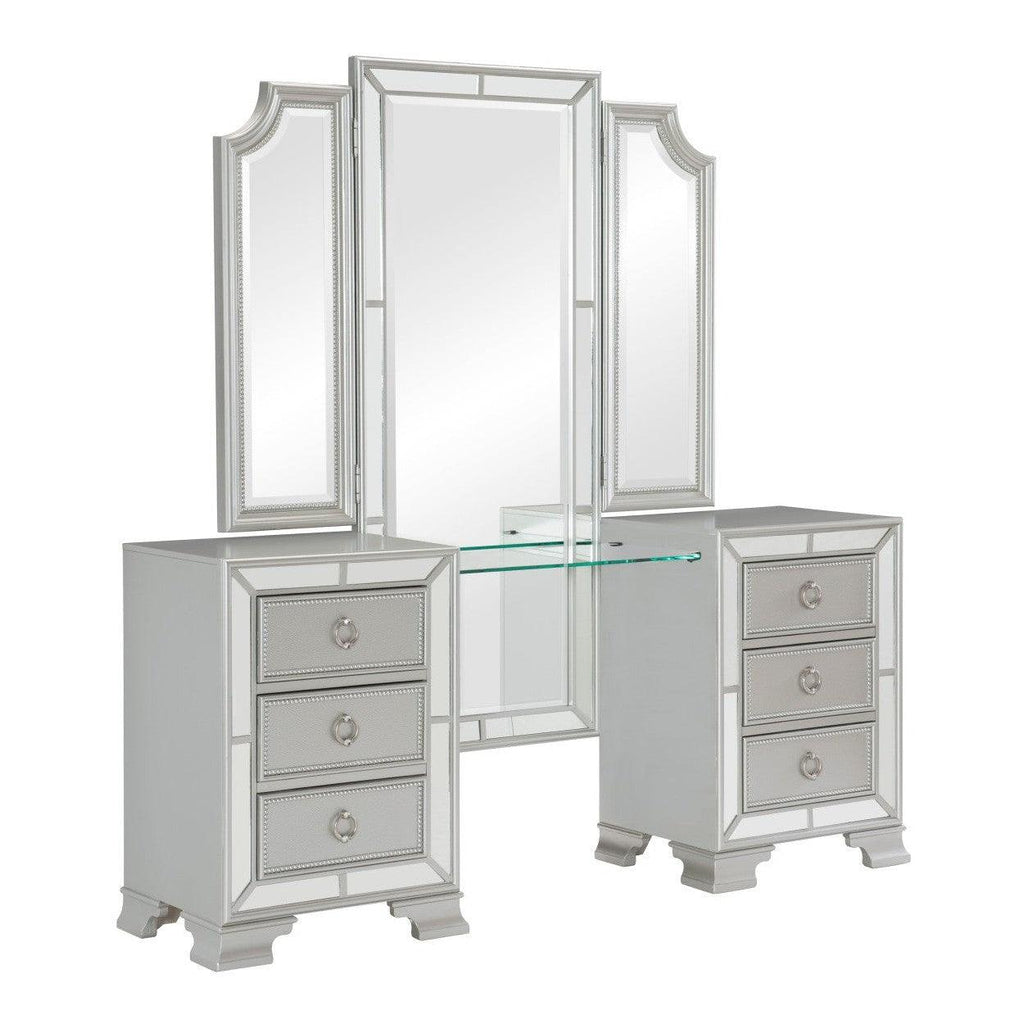 (3) Vanity Desk & Mirror 1646-15*