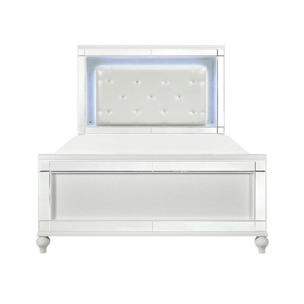 (3) QUEEN BED W/ LED HEADBOARD 1845LED-1*