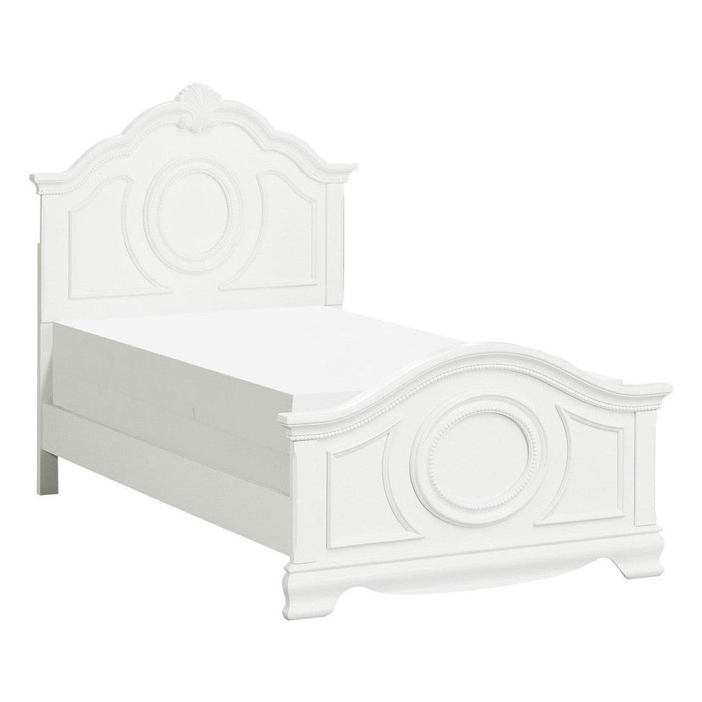 (3) TWIN BED, WHITE FIN. 2039TW-1*