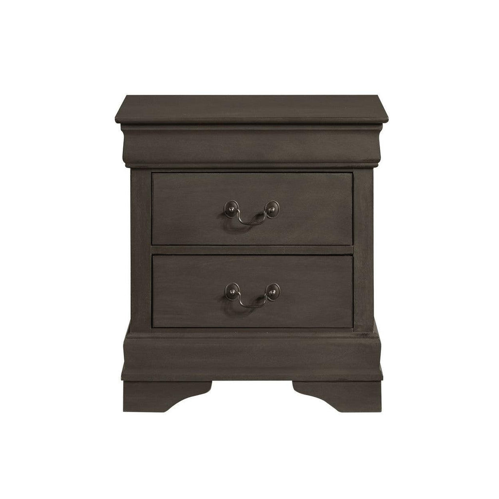 NIGHT STAND, STAINED GREY 2147SG-4