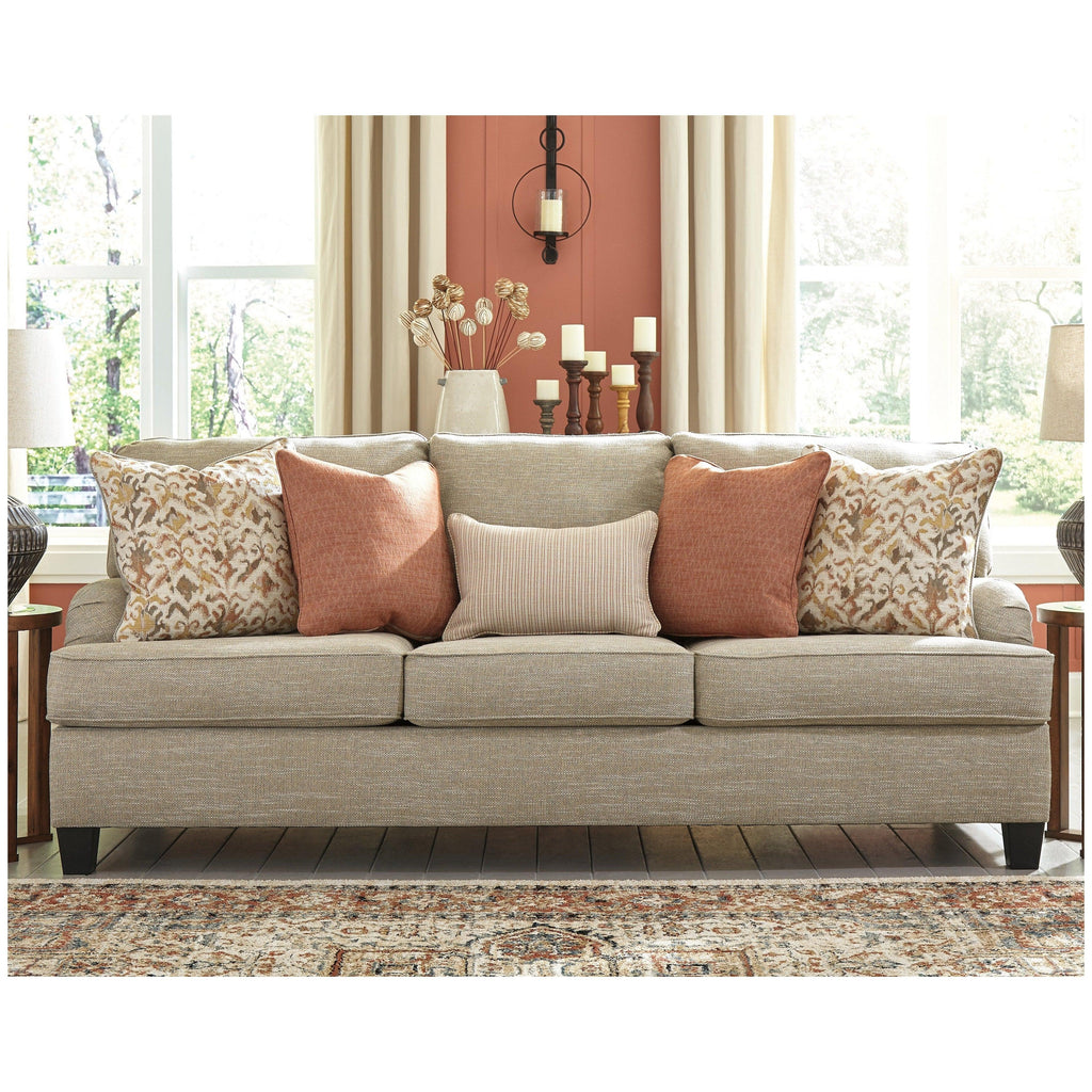 Almanza Sofa and Loveseat with Chair and Ottoman Ash-30803U3