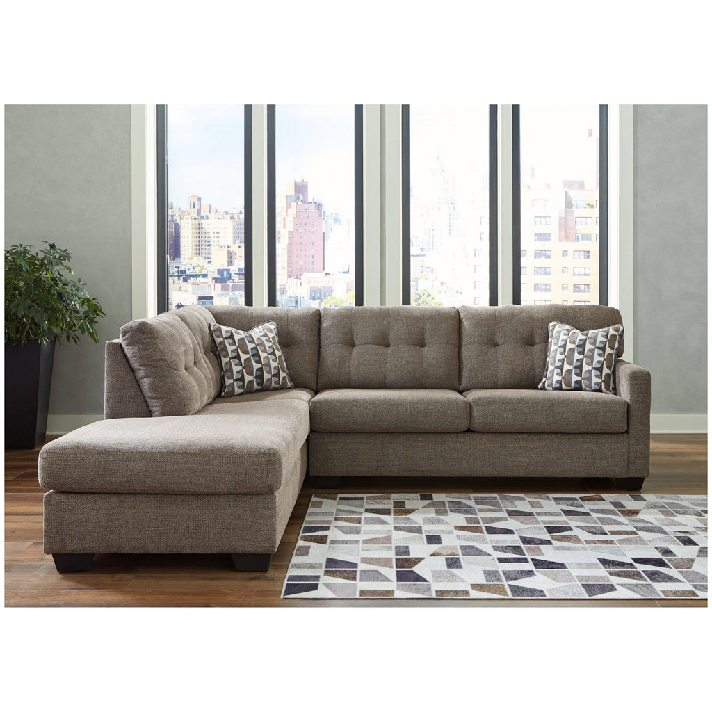Mahoney 2-Piece Sleeper Sectional with Chaise Ash-31005S3