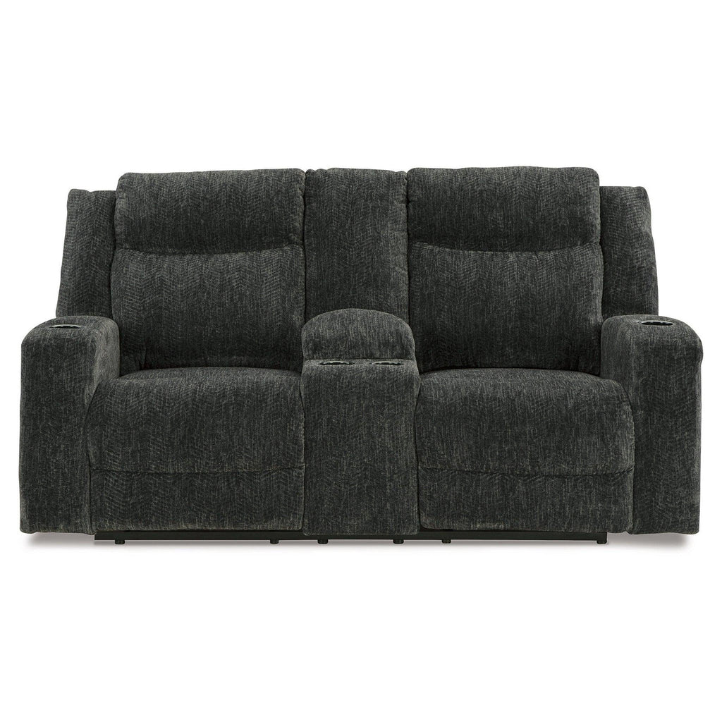 Martinglenn Power Reclining Loveseat with Console Ash-4650496