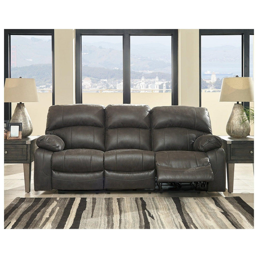 Dunwell Power Reclining Sofa and Loveseat with Power Recliner Ash-51601U3