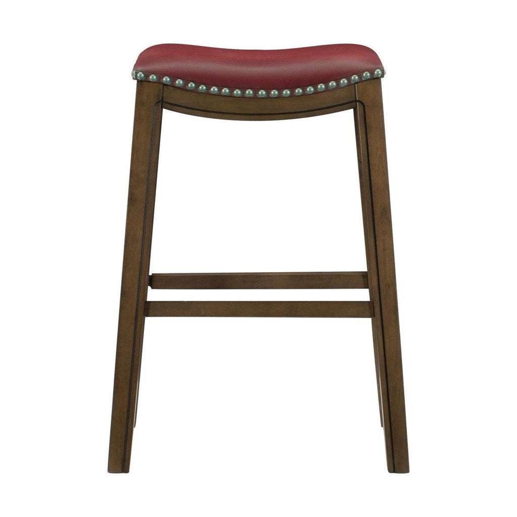 Pub Height Stool, Red PU, 3A 5682RED-29
