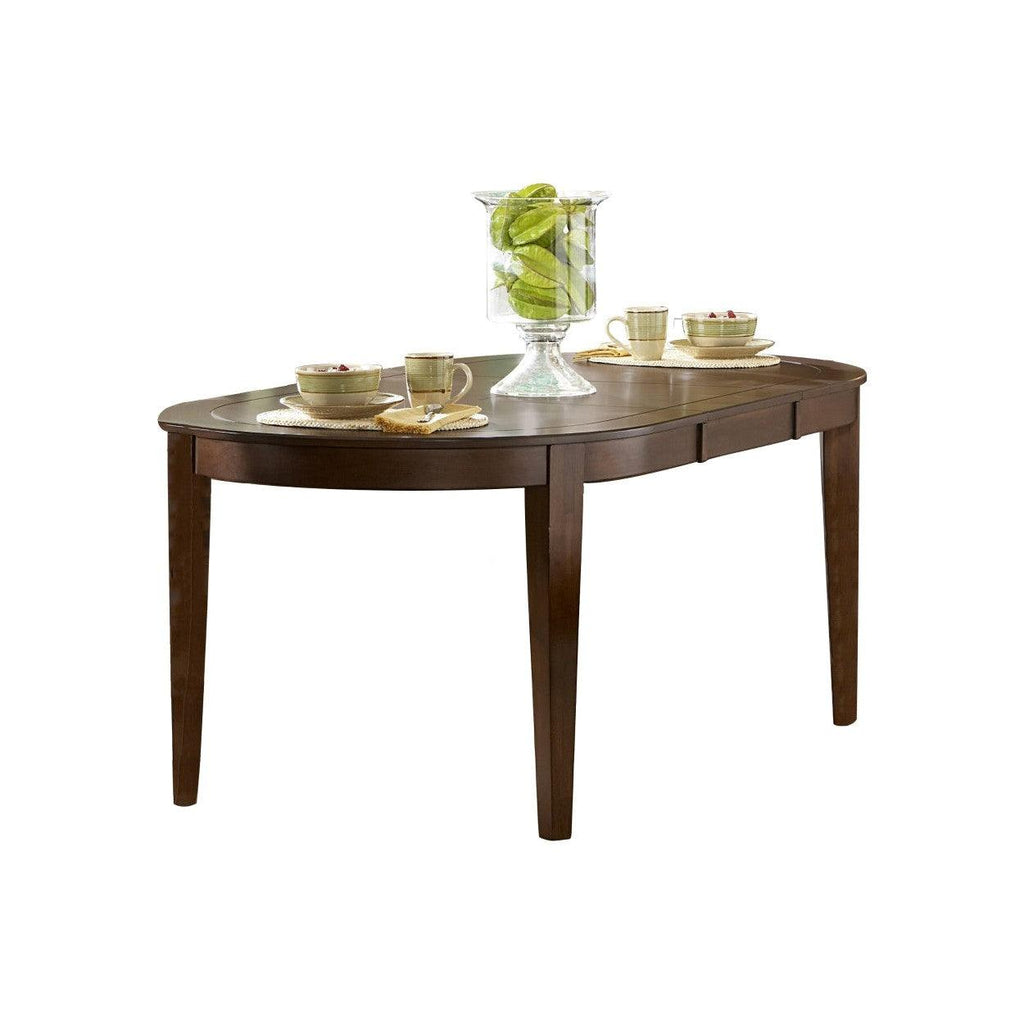 OVAL DINING TABLE, BUTTERFLY LEAF 586-76