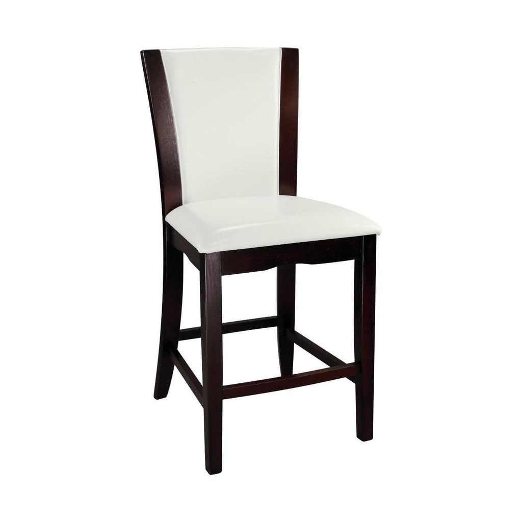 COUNTER HEIGHT CHAIR, WHITE P/U 710-24W