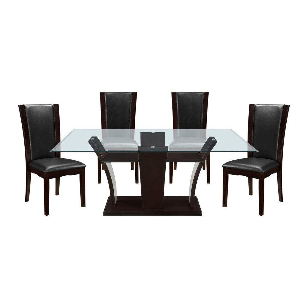 5PC SET (TABLE + 4 SIDE CHAIRS) 710-72*5