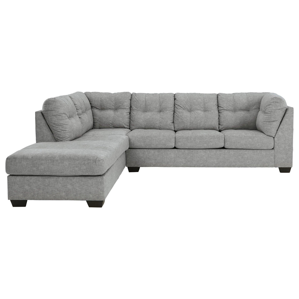Falkirk 2-Piece Sectional with Chaise and Sleeper Ash-80804S3