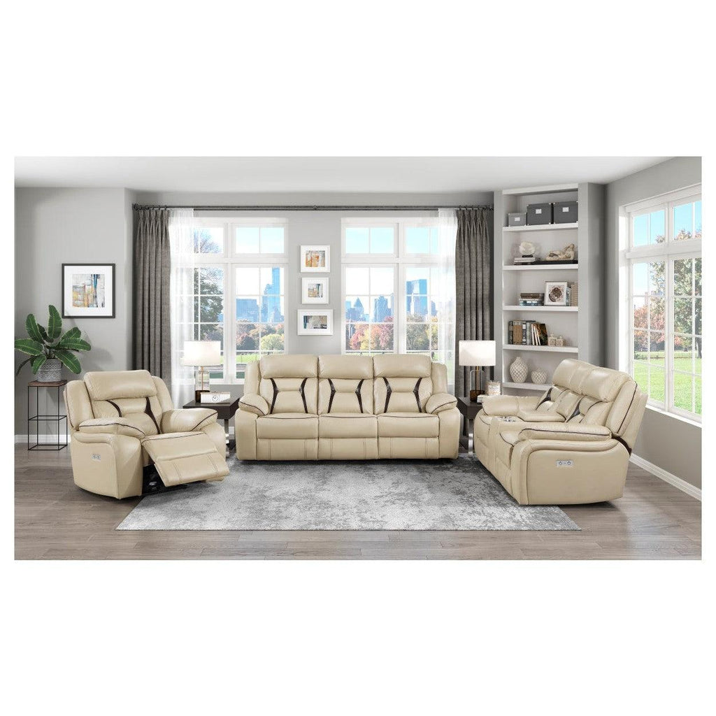 Power Double Reclining Sofa 8229NBE-3PW