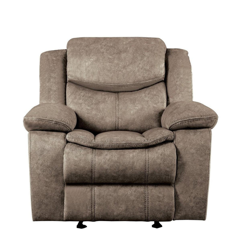 GLIDER RECLINING CHAIR, 100% POLYESTER 8230FBR-1