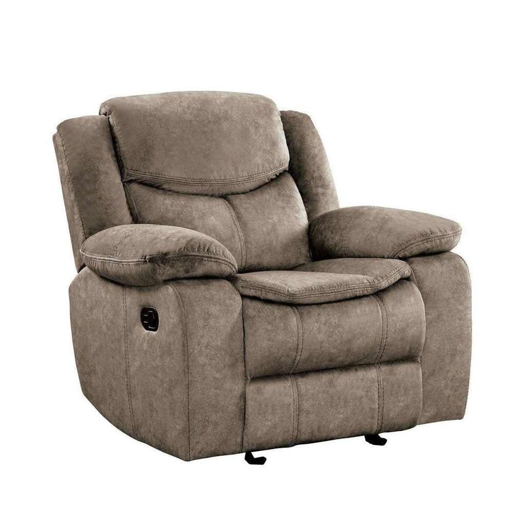 GLIDER RECLINING CHAIR, 100% POLYESTER 8230FBR-1