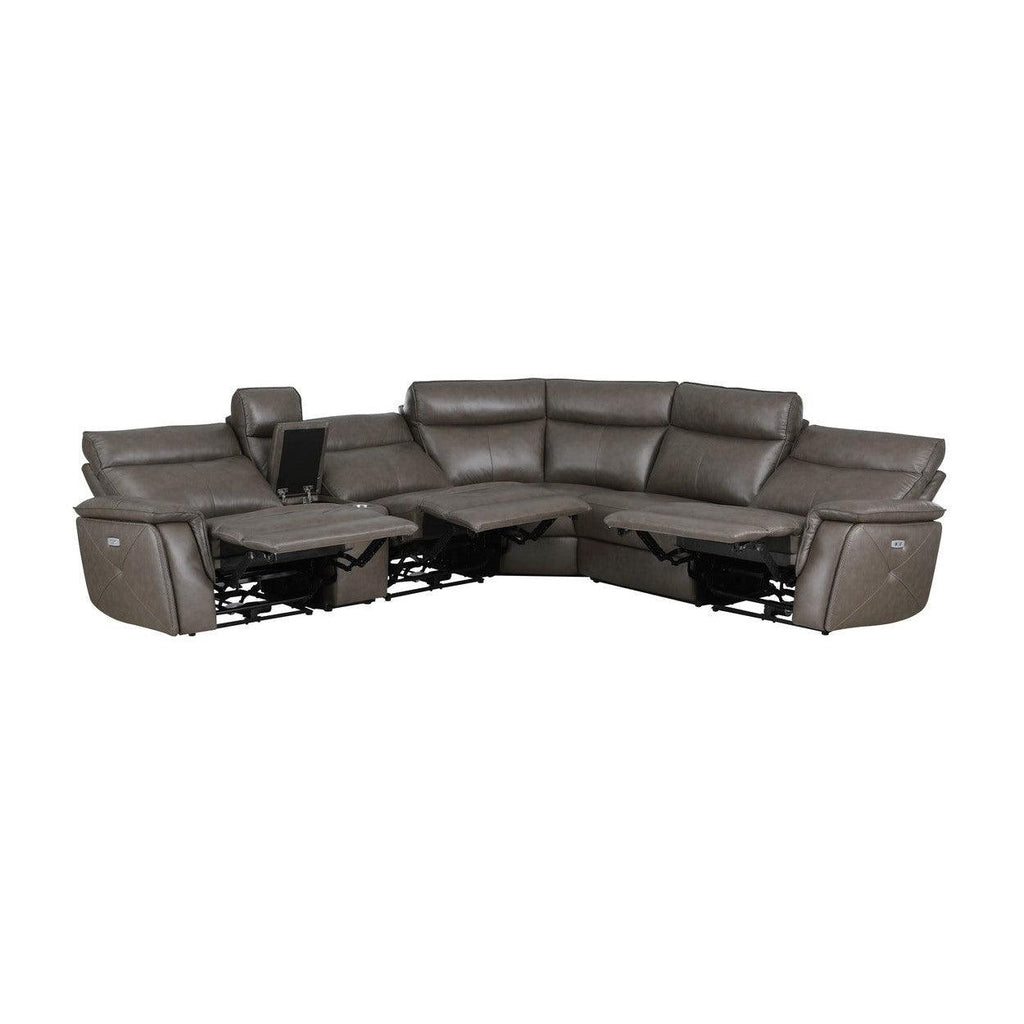 (6)6-Piece Modular Power Reclining Sectional with Power Headrests 8259RFDB*6SCPWH