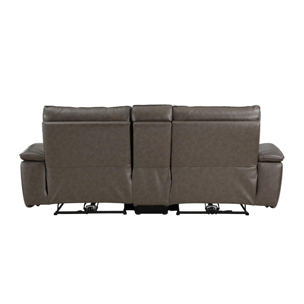 (3) Power Double Reclining Love Seat with Center Console and Power Headrests 8259RFDB-2CNPWH*