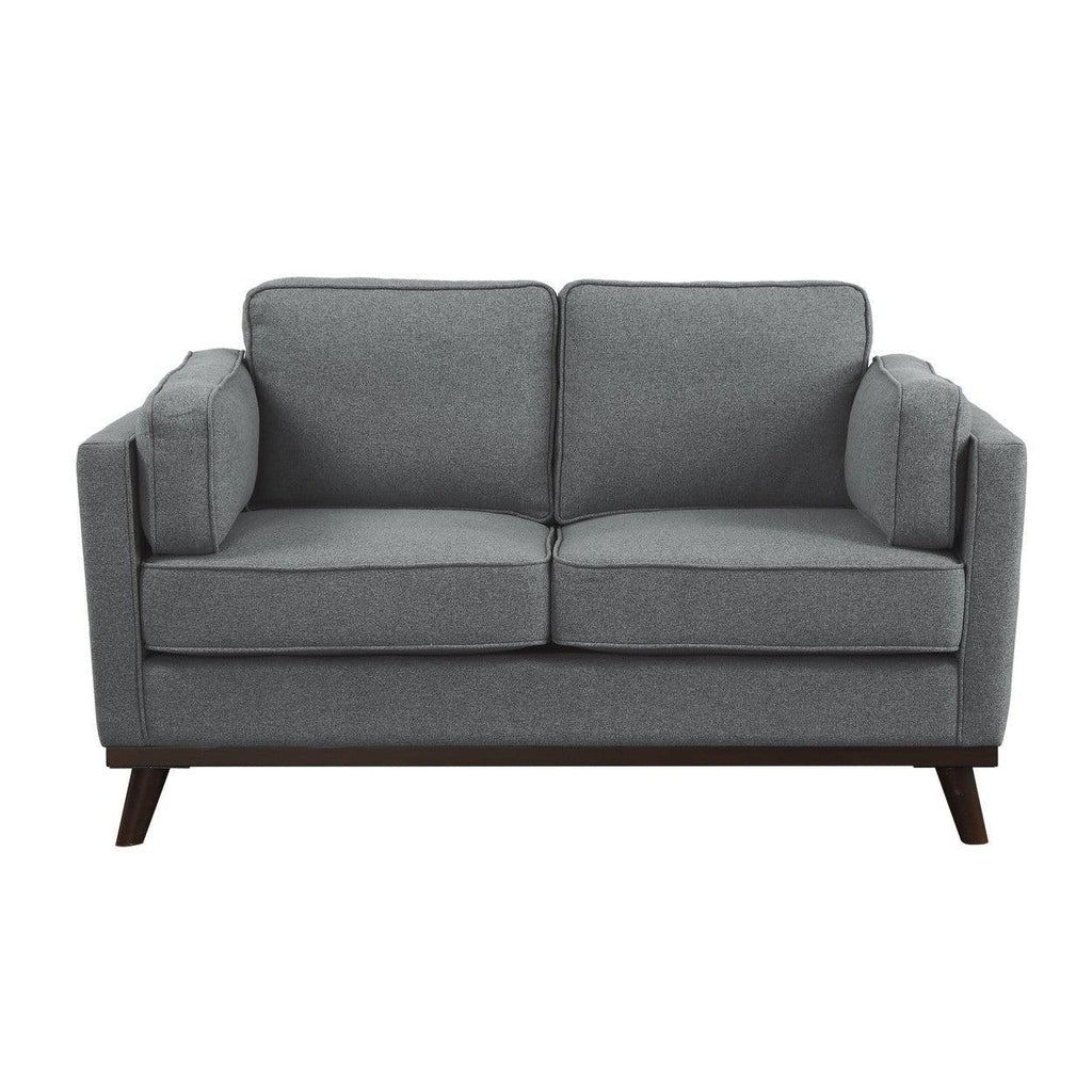 LOVE SEAT, GRAY 100% POLYESTER 8289GY-2