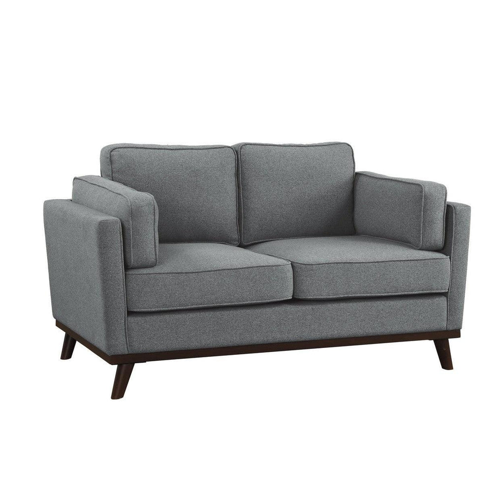 LOVE SEAT, GRAY 100% POLYESTER 8289GY-2